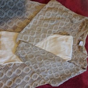 2 piece shirts knit Sweater